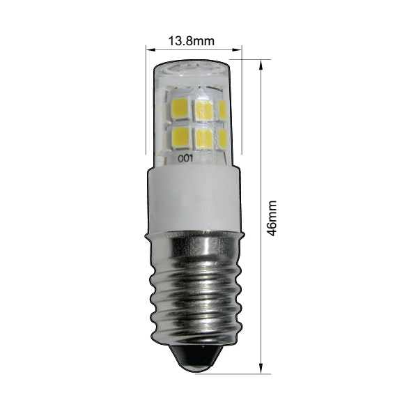 Ampoule E14 LED réfrigérateur 2W SMD 2835 4000-4300K – Image 2