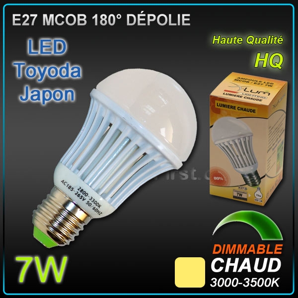 Ampoule LED M-COB 7W Dimmable 3000/3500 K