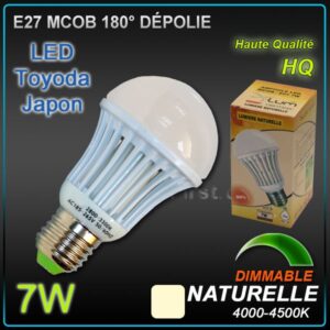 Ampoule LED M-COB 7W Dimmable 4000/4500 K