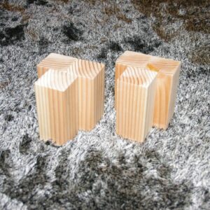 Paire de cales pour thérapie du lit incliné