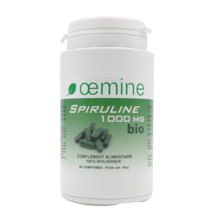 OEMINE SPIRULINE 1000 biologique - 60 comprimés