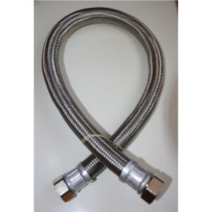 Flexible eau inox L 1m, 1 pouce, raccords femelle/femelle