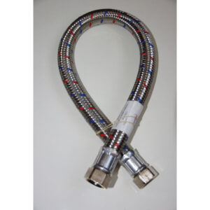 Flexible eau inox L 0,70m, 20-27, raccords femelle/femelle