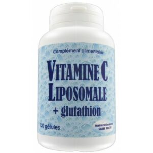 Vitamine c liposomale avec glutathion 120 gélules