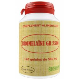 BROMELAINE GR 2500 x 120 gélules