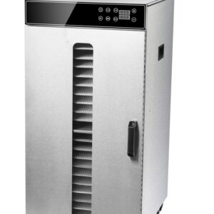Déshydrateur Inox Pro 20 grilles de 40/38cm à commande digitale 1500W
