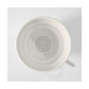 Mug Shinno énergisant Nature's Design à fleur de vie argent