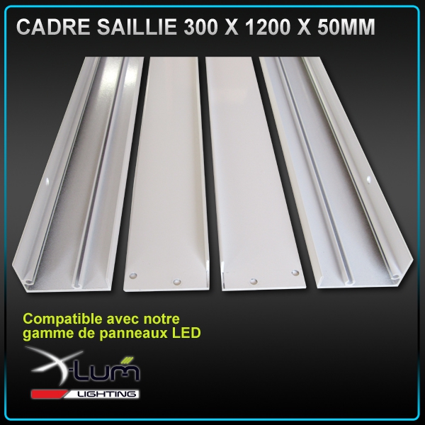 CADRE DALLE SAILLIE 30cm x120cm x 5cm LAQUE BLANC – Image 2
