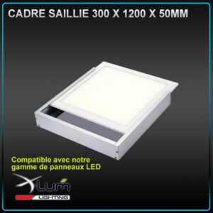 CADRE DALLE SAILLIE 30cm x120cm x 5cm LAQUE BLANC