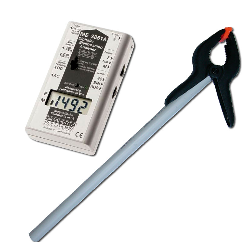 Appareil de mesure de champs électromagnétiques Basses Fréquences GIGAHERTZ SOLUTIONS ME3851A (5 Hz à 100 KHz)