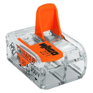 Mini Borne Universelle WAGO 2 conducteurs (Lot de 25)