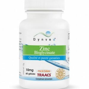 Zinc bisglycinate 10mg - 60 gélules