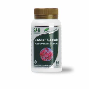 Candi'Clean - Anti fongique naturel Candidose chronique - 60 gélules