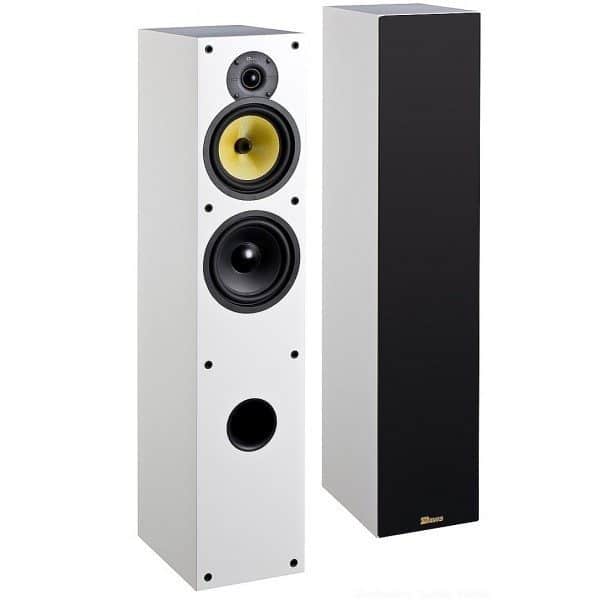 Enceintes DAVIS MAYA coloris blanc satin