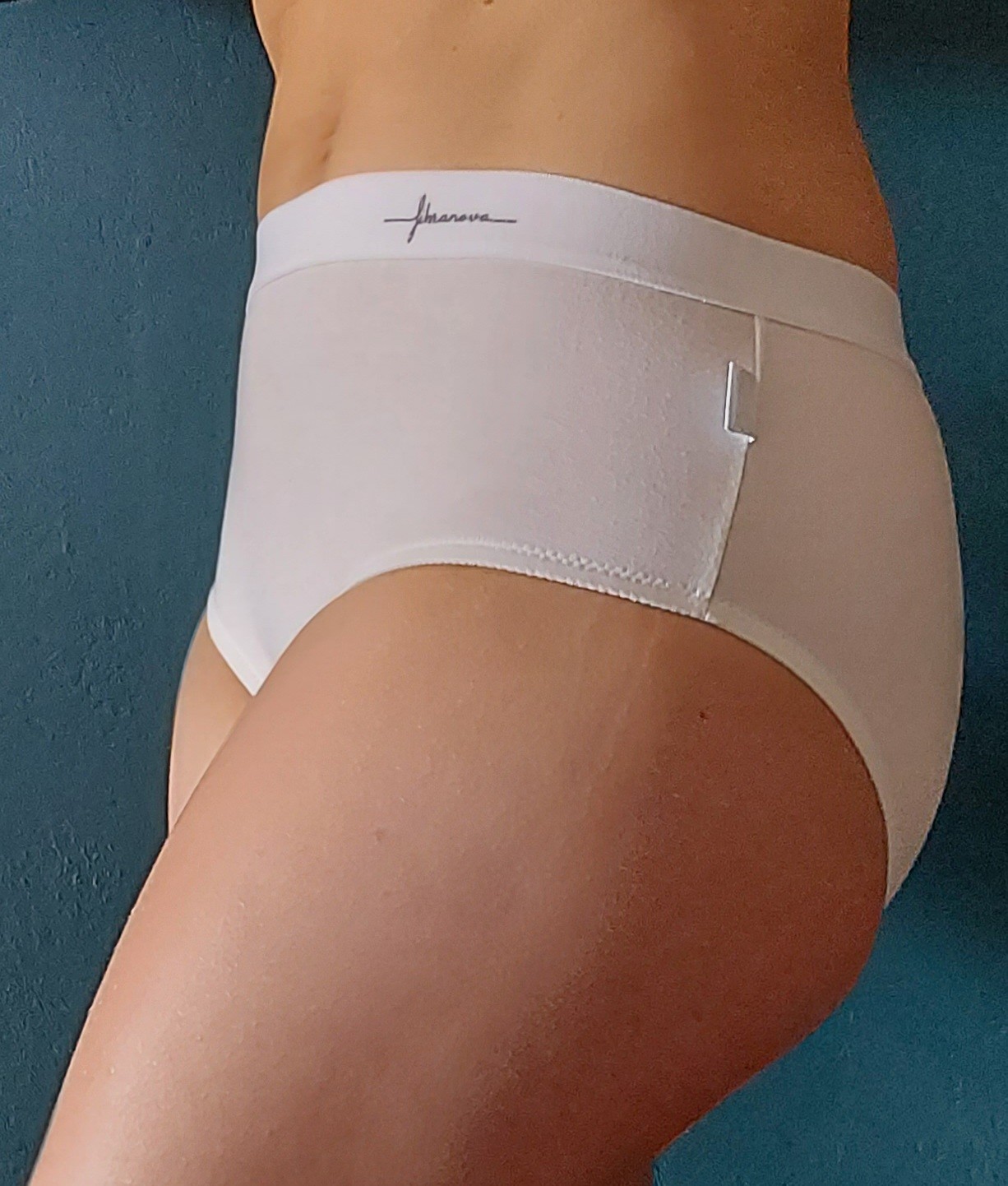 PantySoft - Culotte anti-douleur Coton Blanche C+ - Fibranova