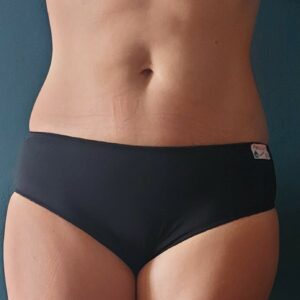 PantySoft - Culotte menstruelle anti-douleur Noir A+ - Fibranova