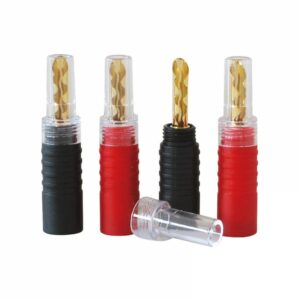 Fiches bananes pour câble enceintes le lot de 4