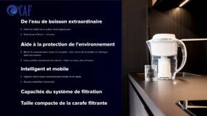 Filtre pour Carafe filtrante O' CAF haute performance