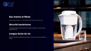 Filtre pour Carafe filtrante O' CAF haute performance