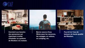 Filtre pour Carafe filtrante O' CAF haute performance