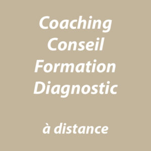 Coaching, conseil, formation, diagnostic à distance